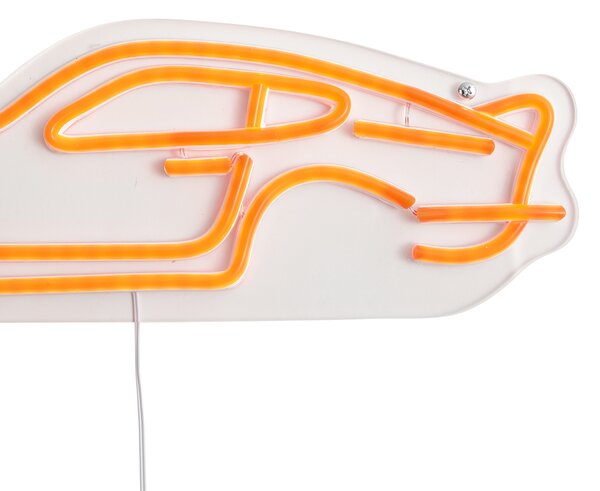 Neonska zidna svjetiljka narančasta uklj. LED - Auto