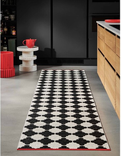 Crno-bijeli unutarnji i vanjski tepih 70x90 cm Marre Black Coral – Pappelina