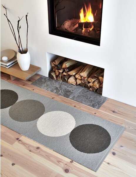 Siva/krem unutarnja i vanjska staza 70x280 cm Otto Clay – Pappelina