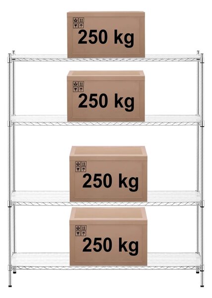 Metalni regal - 150 x 45 x 180 cm