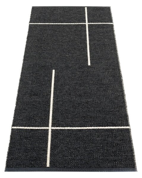 Crna unutarnja i vanjska staza 70x180 cm Fred Black – Pappelina