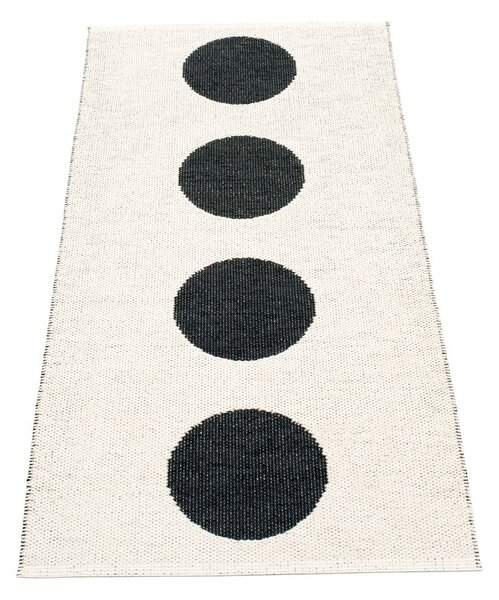 Crno-bijela unutarnja i vanjska staza 70x150 cm Vera Black – Pappelina