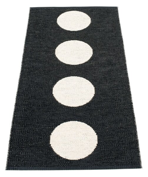 Crno-bijela unutarnja i vanjska staza 70x150 cm Vera Black – Pappelina