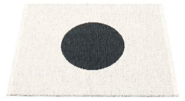 Crno-bijeli unutarnji i vanjski tepih 70x90 cm Vera Black – Pappelina