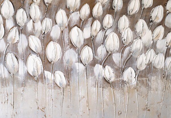Foto tapeta - Teksturirani tulipani (147x102 cm)