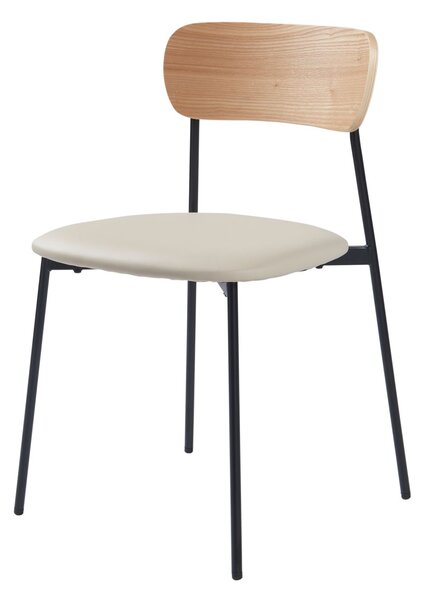 Set blagovaonskih stolica od 2 78x45x48 cm bež