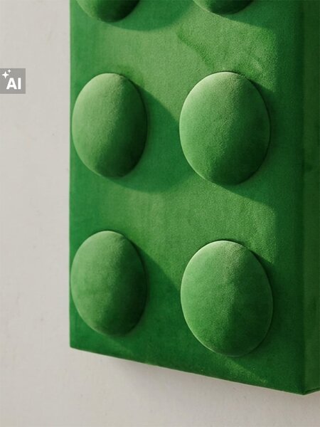 Sinsay - Baršunasti tapecirani panel u obliku kocke