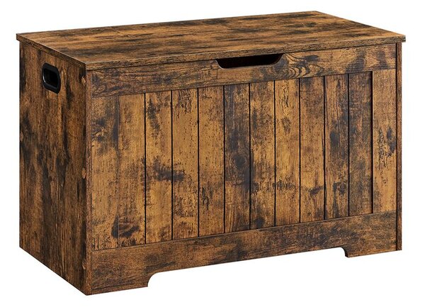 Komoda od MDF-a bijela - Smeđa