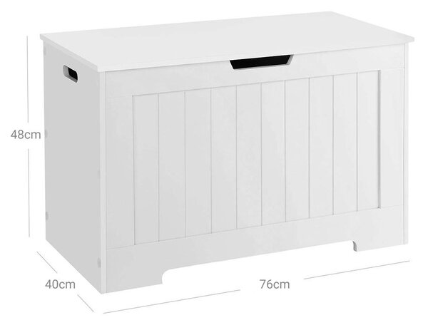 Komoda od MDF-a bijela - Smeđa