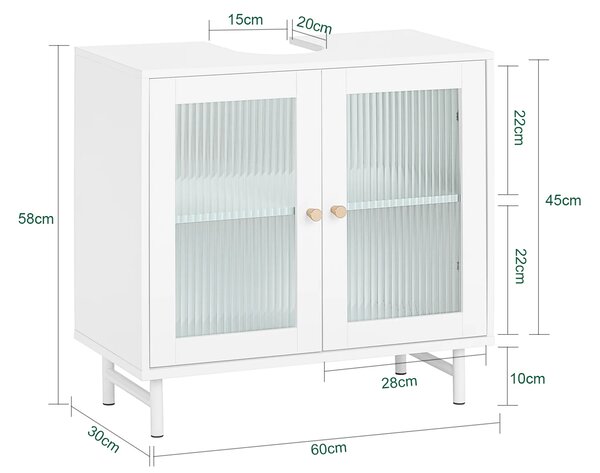 Ormarić za umivaonik 60x30x58cm