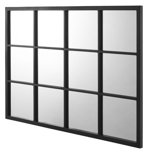 Zidno ogledalo Cupello 90x60 cm - Crna