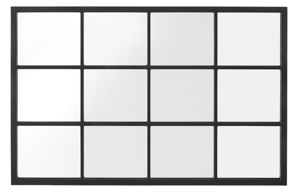 Zidno ogledalo Cupello 90x60 cm - Crna