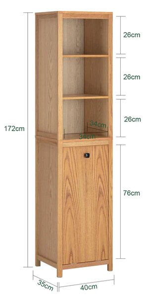 Kuponski stup s košarom za rublje 40x35x172cm