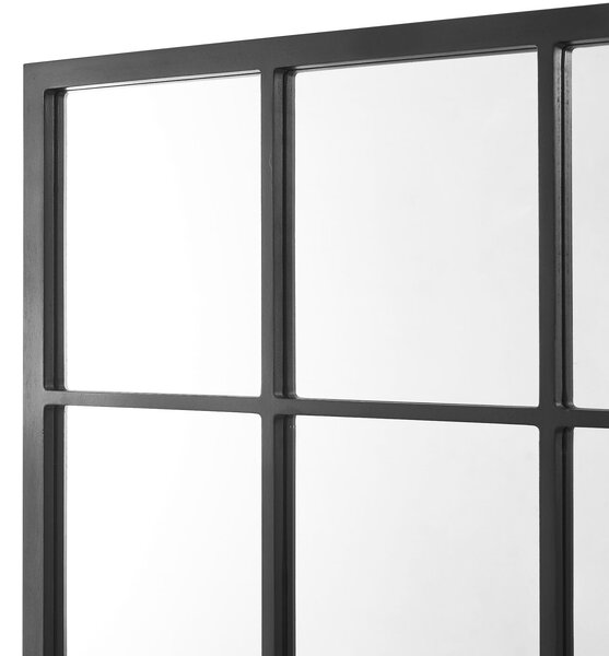 Zidno ogledalo Cupello 90x60 cm - Crna