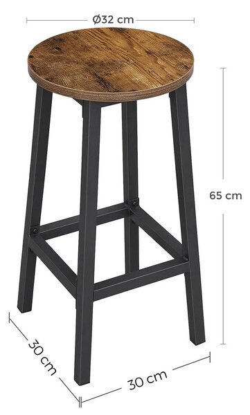Barska stolica Vintage style 4kom