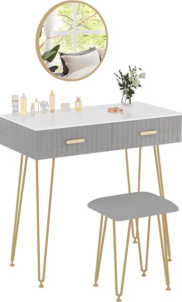Toaletni stol s ogledalom 80x40cm