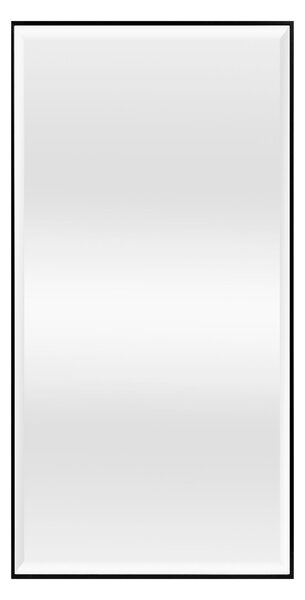 Zidno ogledalo Novoli 50x100 cm - Crna