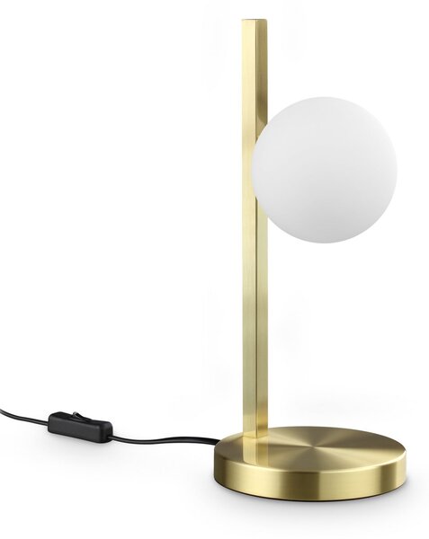IDEAL LUX Ideal Lux Binomio stolna lampa, mesing, visina 38 cm, metal, Zlato / mjed, Dnevni boravak/blagovaonica, Metal