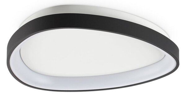 IDEAL LUX Ideal Lux Gemini LED stropna svjetiljka, crna, 42 cm, 4000 K,, Crno, Dnevni boravak/blagovaonica, Metal