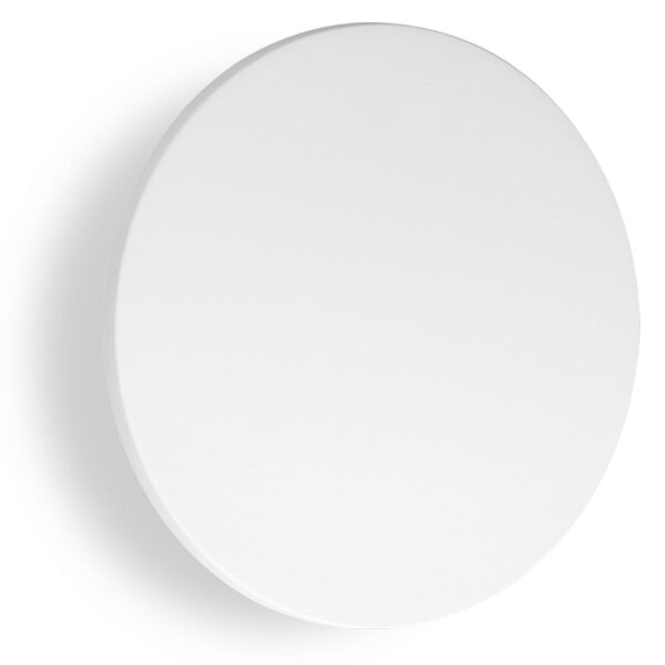 IDEAL LUX Ideal Lux Punto LED vanjska zidna svjetiljka, bijela, Ø 30 cm, Bijela, Metal