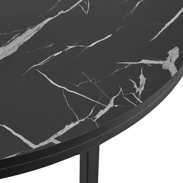 Stol za kavu 45x80cm mramor - crni mramor