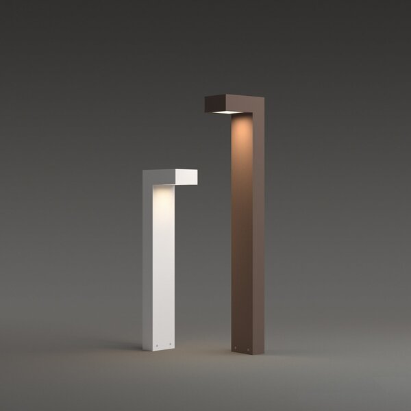 IDEAL LUX Ideal Lux Sirio LED svjetlo za stazu, bijelo, visina 60 cm, metal, Bijela, Aluminij