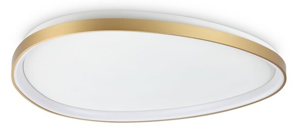 IDEAL LUX Ideal Lux Gemini LED stropna svjetiljka, mesing, 81 cm, 2700 K,, Zlato / mjed, Dnevni boravak/blagovaonica, Metal