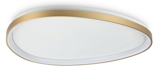 IDEAL LUX Ideal Lux Gemini LED stropna svjetiljka, mesing, 81 cm, 4000 K,, Zlato / mjed, Dnevni boravak/blagovaonica, Metal