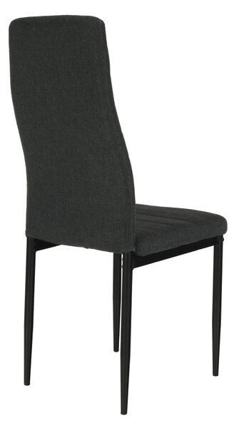 Blagovaonska stolica Collort nova (tamnosiva + crna)