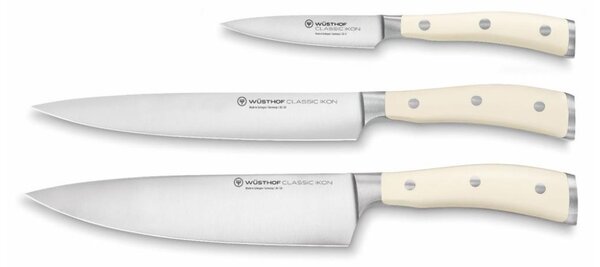 Wüsthof - Set kuhinjskih noževa CLASSIC IKON 3 kom krem