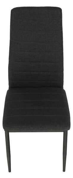 Blagovaonska stolica Collort nova (tamnosiva + crna)