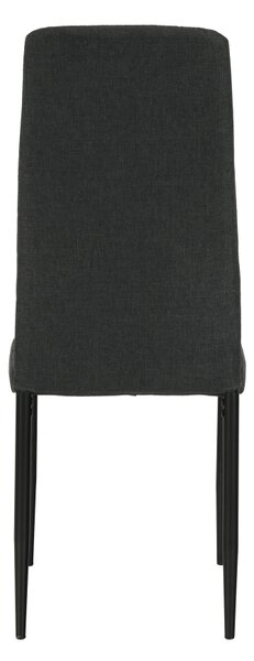 Blagovaonska stolica Collort nova (tamnosiva + crna)