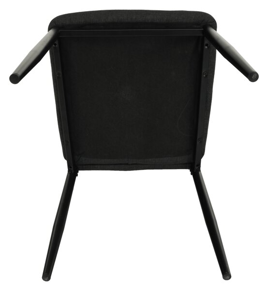 Blagovaonska stolica Collort nova (tamnosiva + crna)