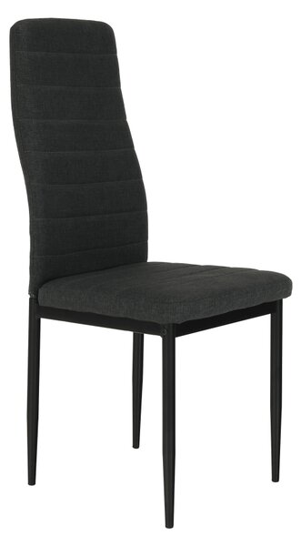 Blagovaonska stolica Collort nova (tamnosiva + crna)