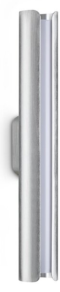 IDEAL LUX Ideal Lux Dorica LED zidna svjetiljka, boja čelika, visina 30 cm, metal, Metalik, Dnevni boravak/blagovaonica, Aluminij
