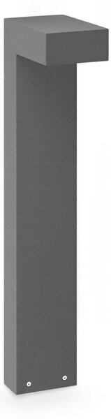 IDEAL LUX Ideal Lux Sirio LED svjetlo za stazu, antracit, visina 60 cm, metal, Crno, Aluminij