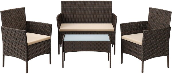 4-dijelni set balkonskog namještaja