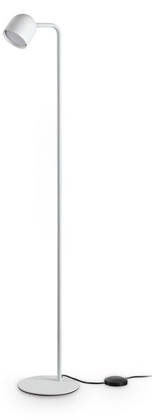 IDEAL LUX Ideal Lux Dodo podna lampa, bijela, visina 118 cm, metal, s prigušivačem, prigušiva, Bijela, Dnevni boravak/blagovaonica, Metal