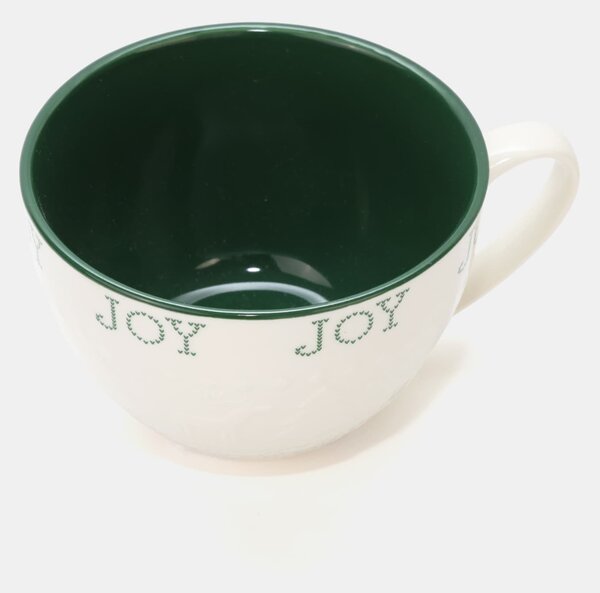 Sinsay - Keramička božićna šalica s natpisom „Joy“