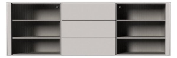 Svijetlo siva viseća vitrina 180x79 cm Edge by Hammel – Hammel Furniture
