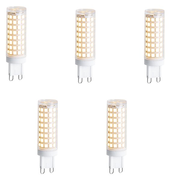 Set od 5 G9 prigušivih LED žarulja 5,5 W 500 lm 2700 K