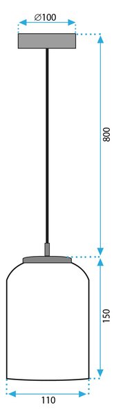 Lampa Viseća APP1169-1CP