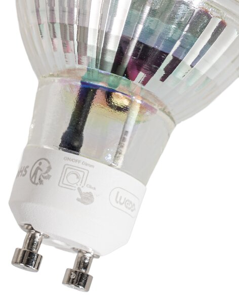 Set od 5 GU10 50mm LED žarulja prozirne 3W 230 lm 2700K