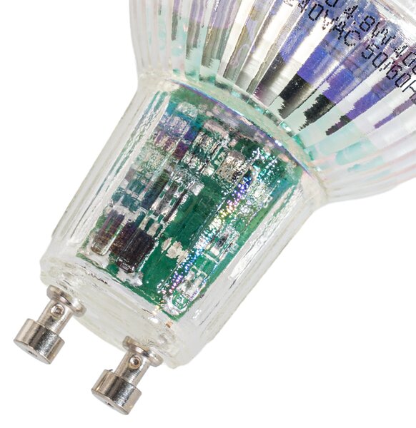 Set od 5 pametnih GU10 50mm LED žarulja prozirnih 4,8W 400 lm 1800-6500K
