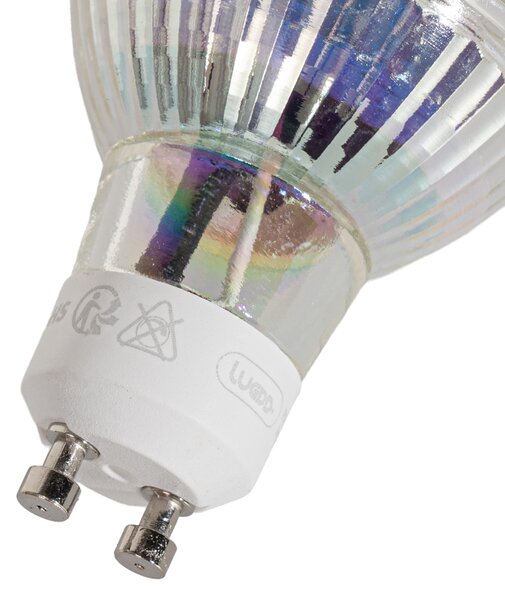 Set od 5 GU10 50mm LED žarulja prozirne 3W 250 lm 2200K