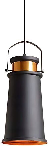 Stropna svjetiljka ASTI A Black / Gold
