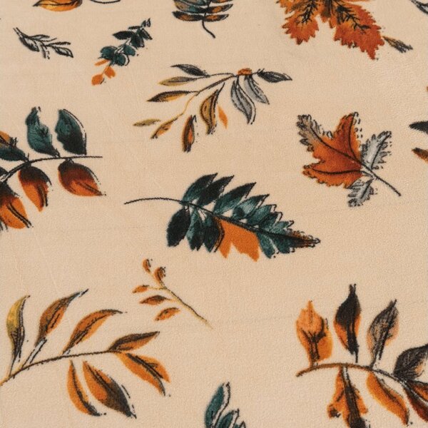 Plahta mikropliš AUTUMNA 90x200 cm krem boje