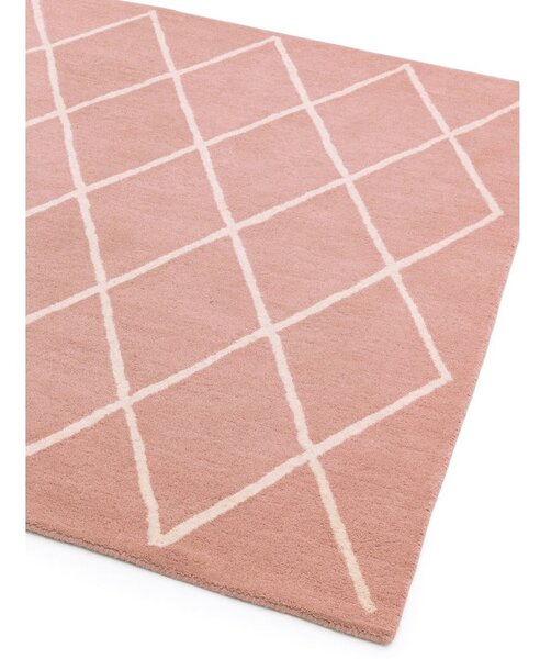 Ružičasti ručno rađen vuneni tepih 80x150 cm Albany – Asiatic Carpets