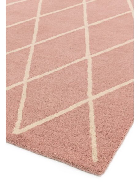 Ružičasti ručno rađen vuneni tepih 80x150 cm Albany – Asiatic Carpets