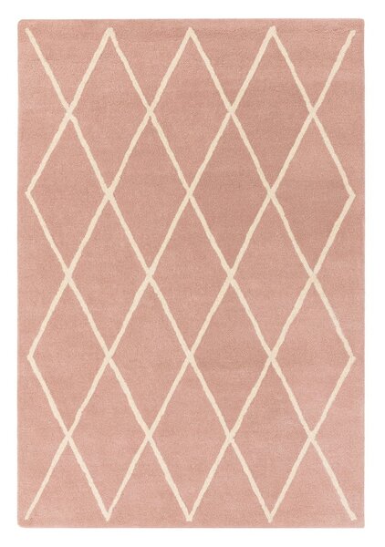 Ružičasti ručno rađen vuneni tepih 80x150 cm Albany – Asiatic Carpets